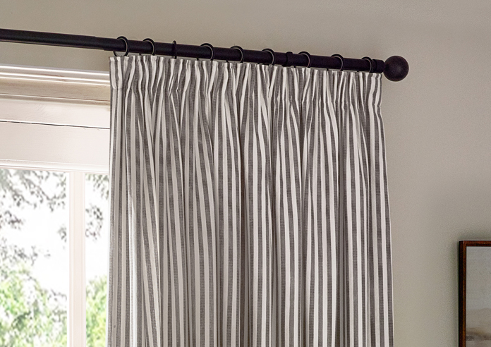 Hebden Pencil Pleat, Grey - Ready Made Curtains - Image 9